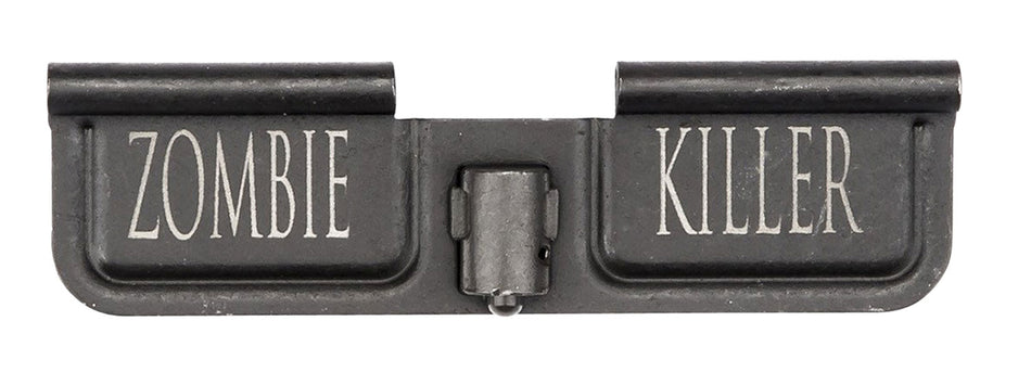 Spikes Tactical SED7007 AR-15 Ejection Port Door with Zombie Killer Laser Engraving - Black Phosphate Steel