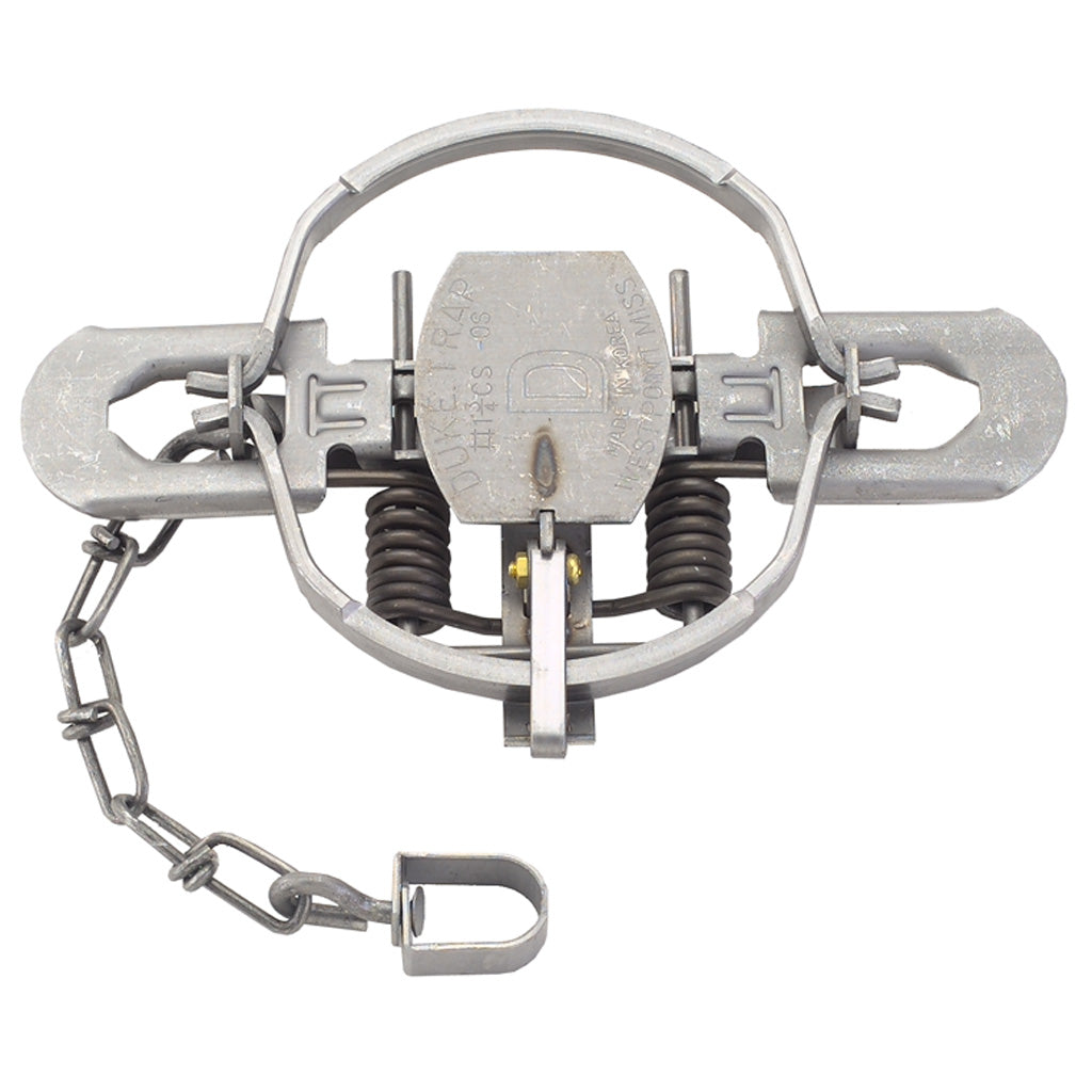 Duke No. 1-3/4 Offset Jaw Coil Spring Animal Trap