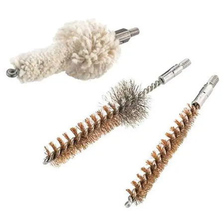 Hoppe's 3-Pack Bore Brush Set - .223 Cal / 5.56mm Chamber Bore Brush & Mop (10 Per Case)