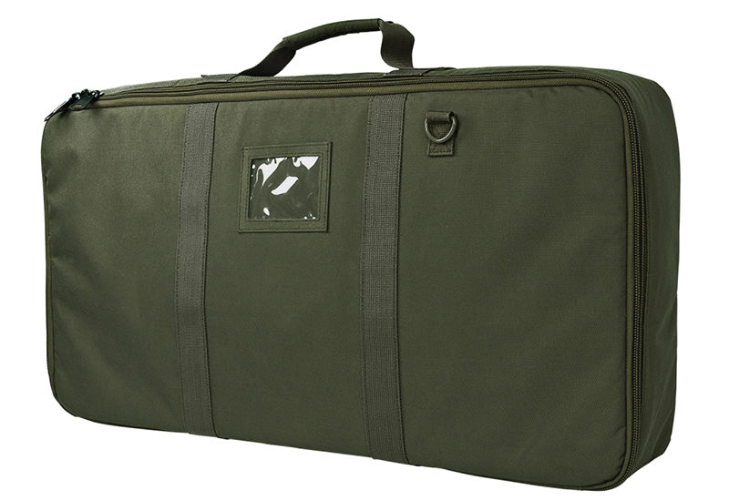 VISM Discreet Carbine Take-Down Case 26" Green with Zippered Mesh Pockets