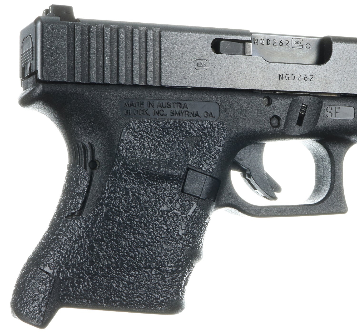 Talon Grips 107R Adhesive Rubber Grip for Glock 29SF/30SF/30S/36 Gen3, Black
