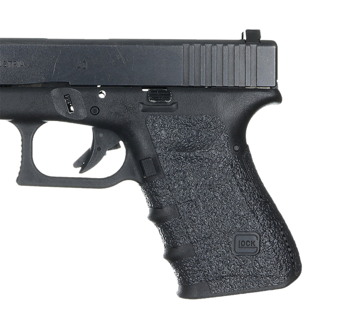 Talon Grips 110R Adhesive Rubber Grip for Glock 19/23/25/32/38 Gen4 No Backstrap, Black