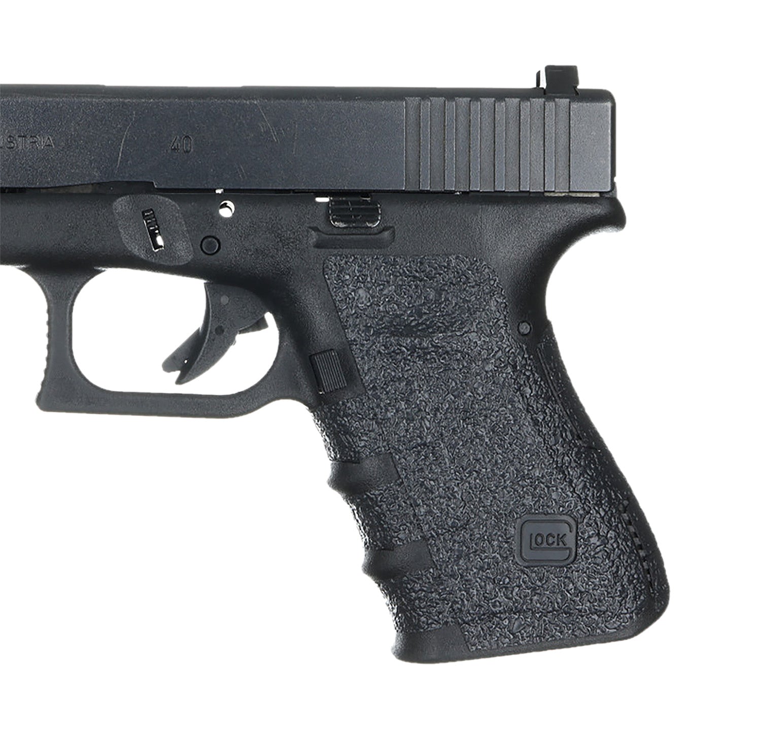 Talon Grips 110R Adhesive Rubber Grip for Glock 19/23/25/32/38 Gen4 No Backstrap, Black