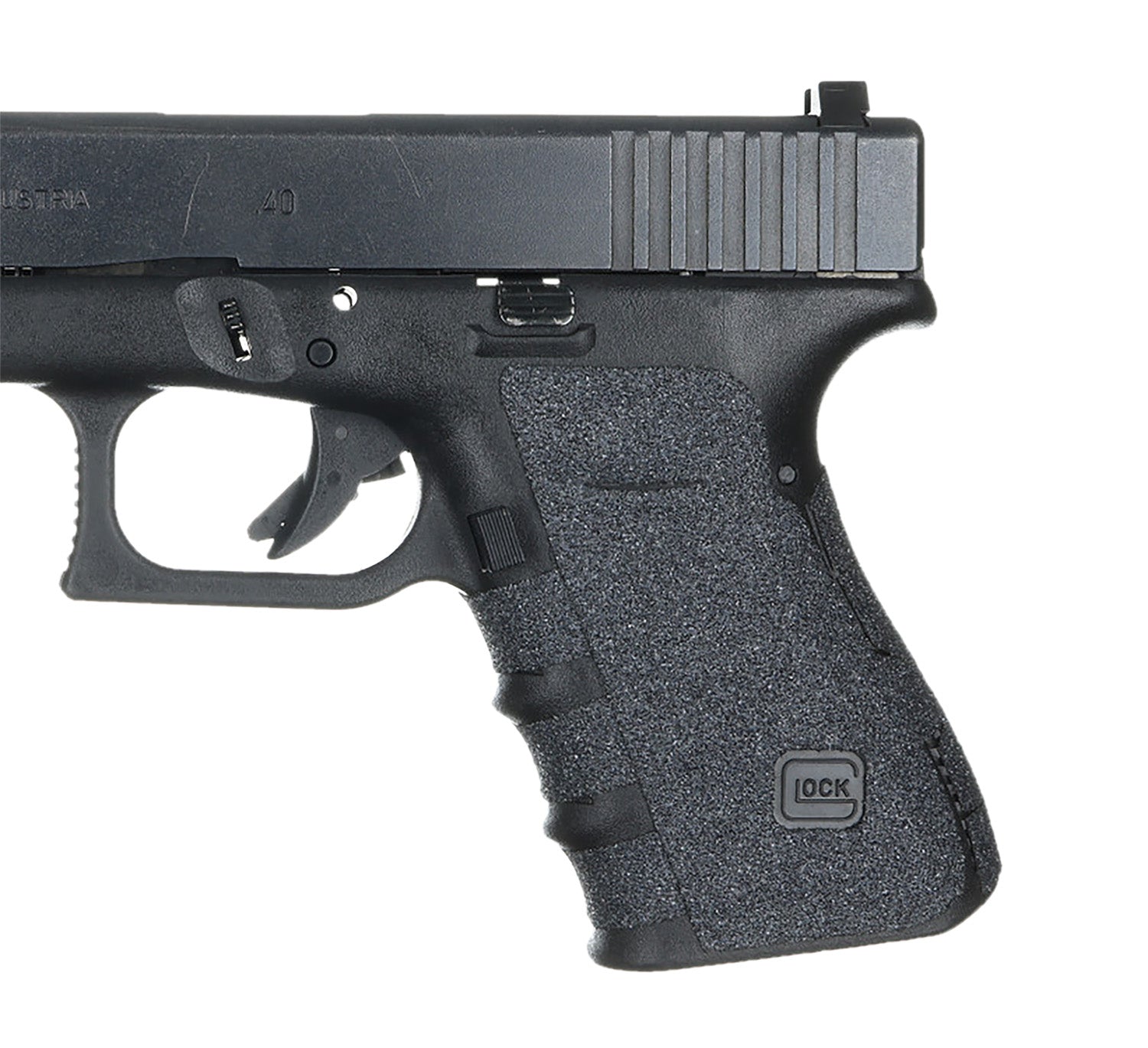Talon Grips 110G Adhesive Granulate Grip for Glock 19/23/25/32/38 Gen4 No Backstrap, Black
