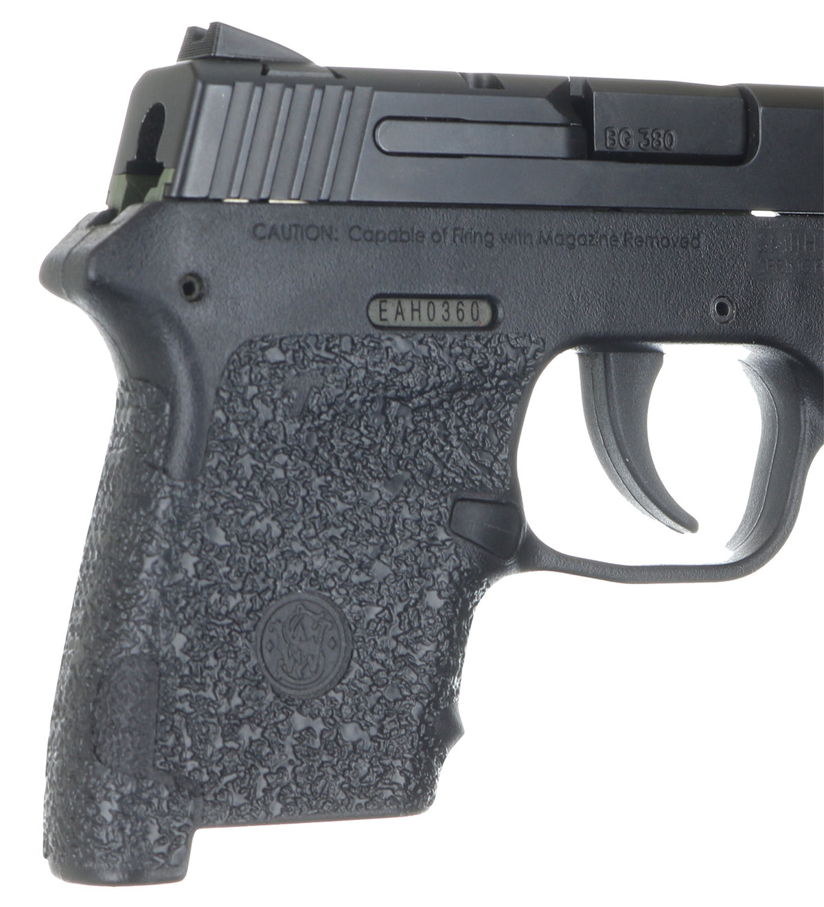 Talon Grips 701R Black Rubber Adhesive Grip for S&W Bodyguard 380