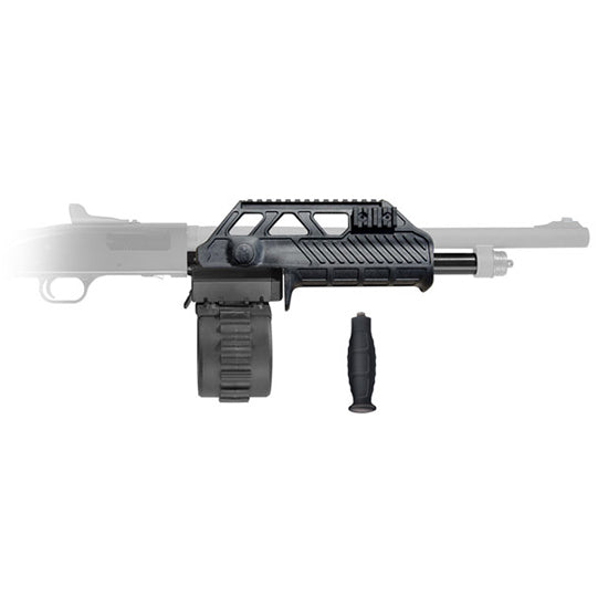 Adaptive Tactical Venom Rotary Conversion Kit 12GA 10rd for Mossberg 500/88 Black