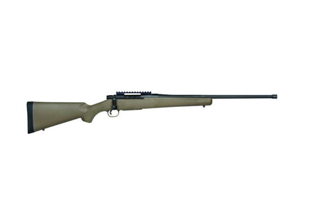 Mossberg 28255 Patriot Predator Full Size 350 Legend 4+1 20" Matte Blued Fluted Threaded Barrel, Matte Blued Picatinny Rail Receiver, Fixed Flat Dark Earth Synthetic Stock
