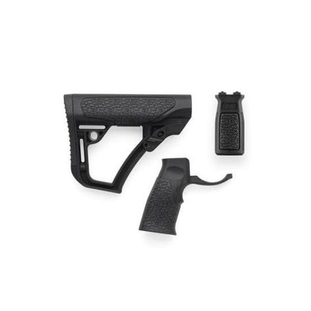 Daniel Defense Buttstock Pistol Grip and M-LOK Vertical Foregrip Combo Black
