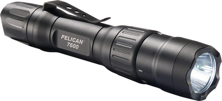 Pelican 7600 Tactical Flashlight Black Anodized 37/479/944 Lumens White Red Green LED