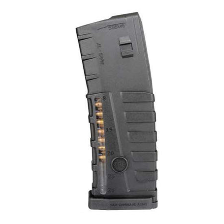 Command Arms 223 30-Round Clear Window AR-15/M-16 Black Polymer Magazine