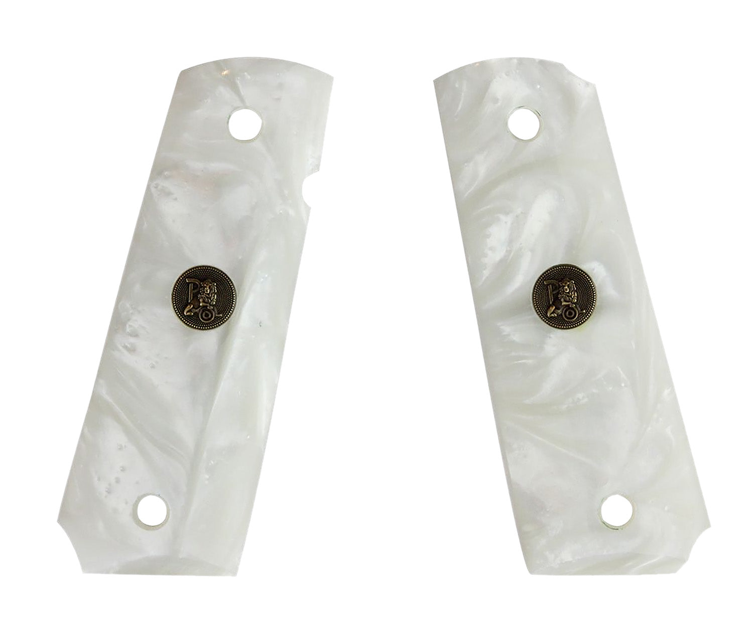 Pachmayr 62001 Custom Simulated White Pearl Grip Panels for 1911 with Ambidextrous Safety