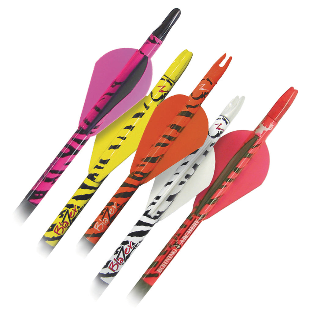 Bohning Blazer Arrow Wraps White Tiger 4 in. 13-Pack