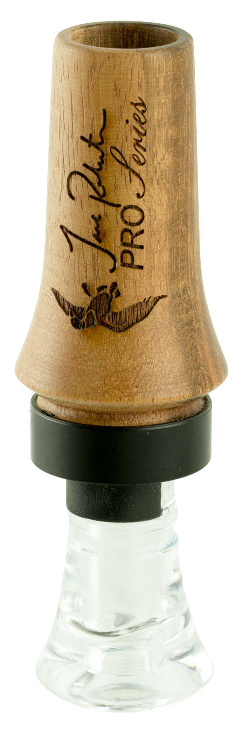Duck Commander DCPROTW Jase Pro Series Double Reed Mallard Hen Open Duck Call, Natural Tigerwood