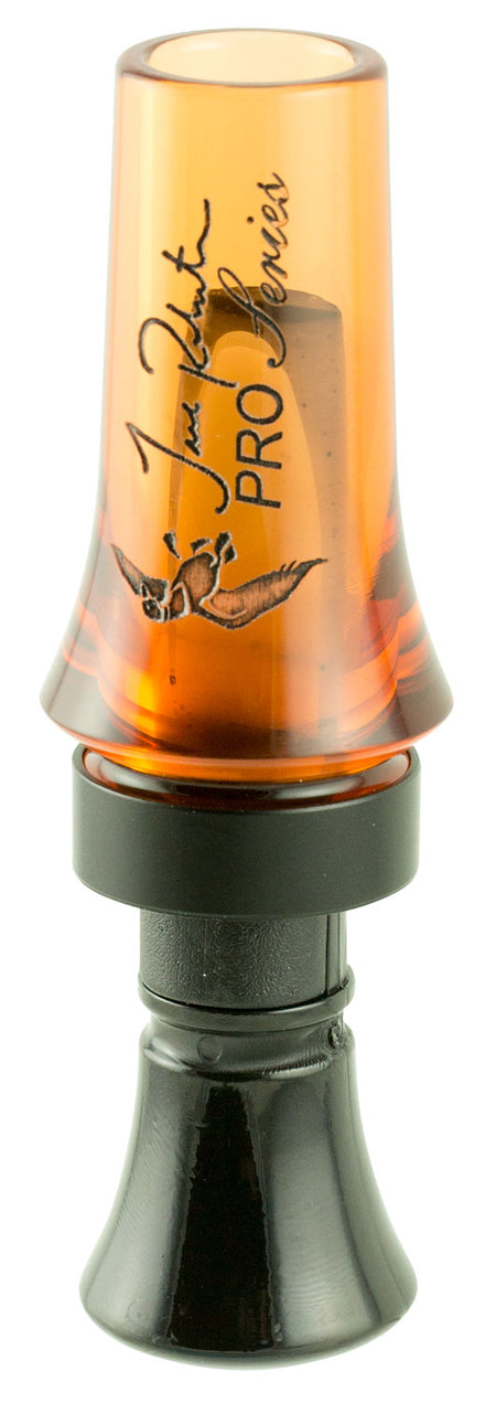 Duck Commander DCPROAO Jase Pro Series Open Duck Call Double Reed Mallard Hen, Orange Acrylic