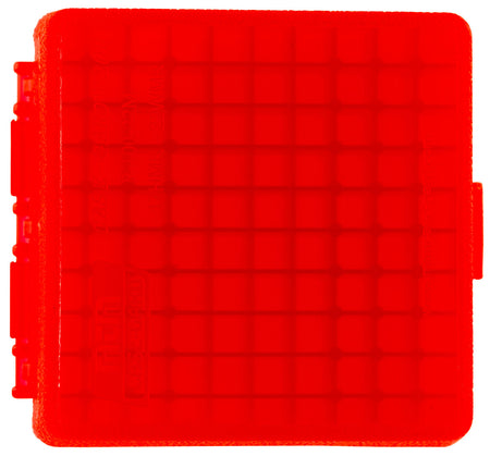 MTM Case-Gard P10022M29 P-100 Flip-Top Ammo Box 22 WMR/17 HMR Red Polypropylene 100rd