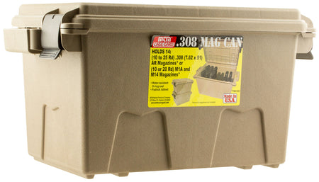 MTM Case-Gard TMC308 Tactical Mag Can Flat Dark Earth Polymer 308 Win 7.62x51mm NATO AR-Platform