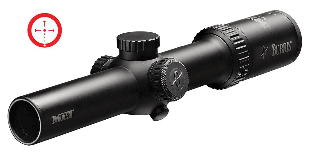 Burris 200437 MTAC 1-4x24mm Illuminated Ballistic CQ Scope 30mm Tube Black Matte SFP
