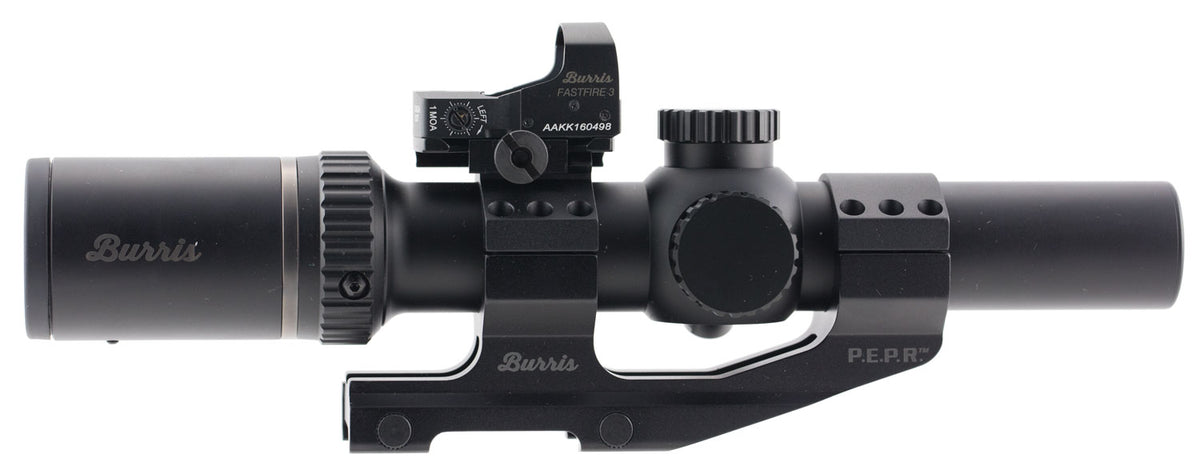 Burris MTAC 1-4x24mm 30mm Tube Illuminated Ballistic CQ SFP Scope w/FastFire 3 & AR-PEPR Mount 200437-FF