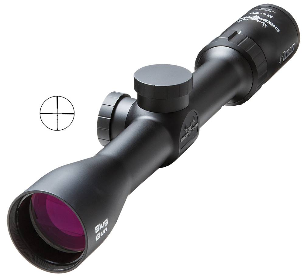 Burris Droptine 2-7x 35mm Rifle Scope 1" Tube Black Matte Ballistic Plex Slug SFP