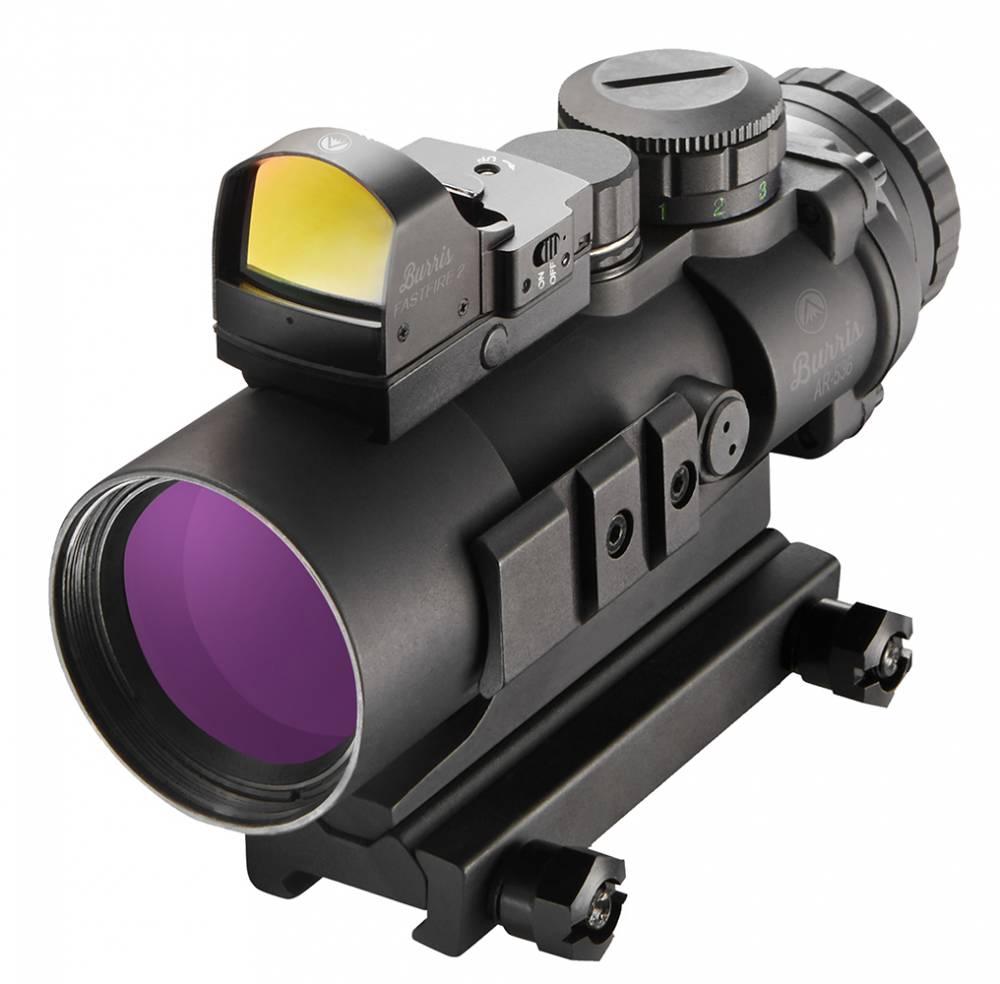 Burris 300223 AR-536 Combo 5x36mm 3 MOA Illuminated Ballistic CQ Red/Green Prismatic Sight Black
