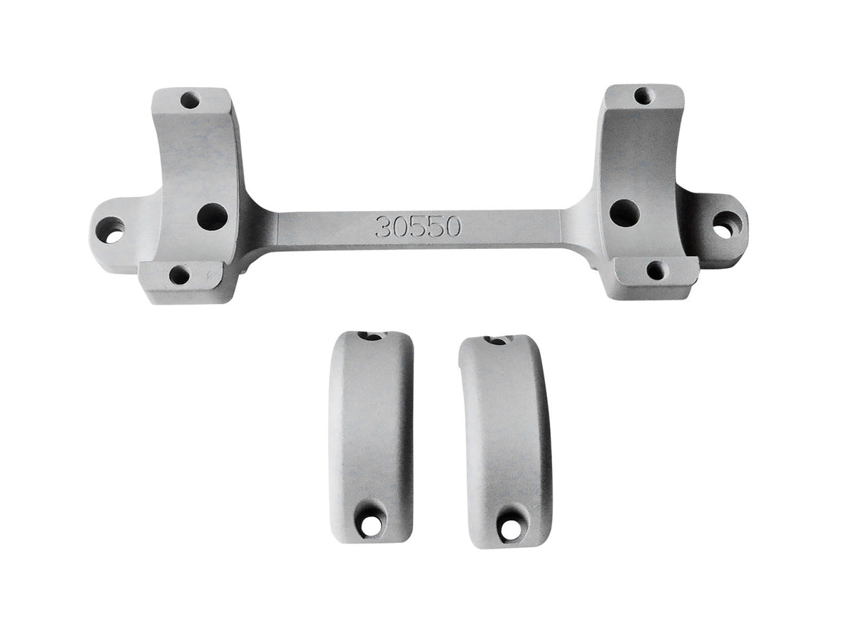 DNZ 30550S Game Reaper Tikka Scope Mount and Ring Combo Silver 30mm