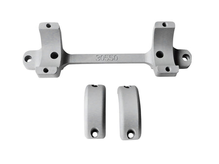 DNZ 30550S Game Reaper Tikka Scope Mount and Ring Combo Silver 30mm