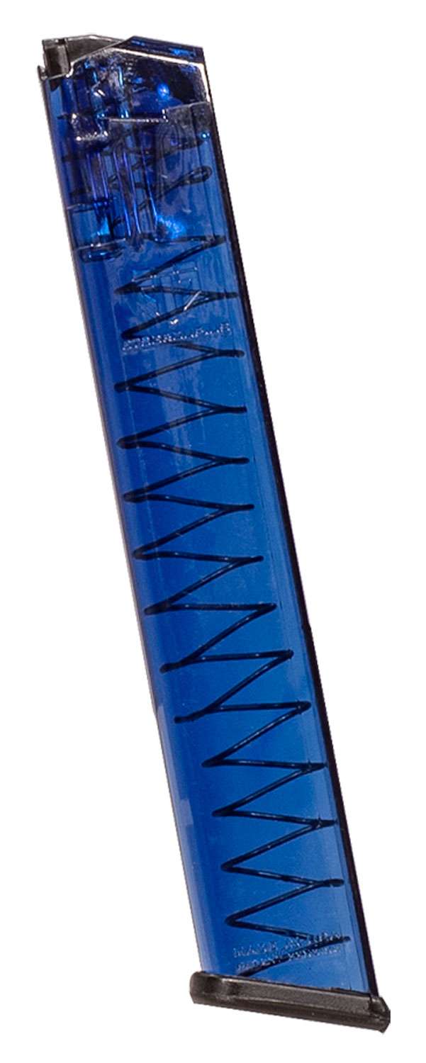 Elite Tactical Systems Blue Glock 17 31-Round 9mm Polymer Magazine - Fits Glock 17/19/26/34