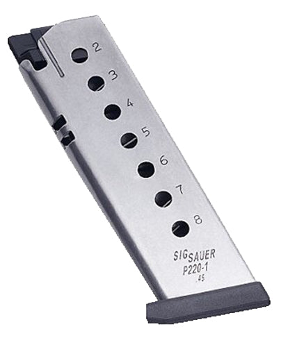 Sig Sauer P220 8-Round .45 ACP Stainless Steel Magazine