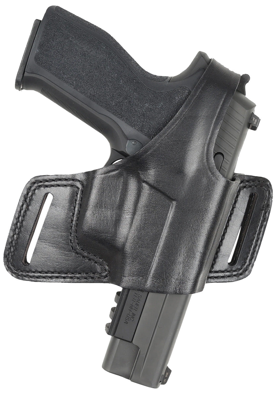 Bianchi Black Widow OWB Holster Size 01 Black Leather Belt Slide Right Hand for S&W J Frame/Taurus 85/Charter Arms Undercover