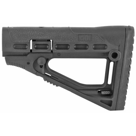 CAA Skeletonized Buttstock AR-15/M16 M4 Mil-Spec/Comm Tubes Black Polymer