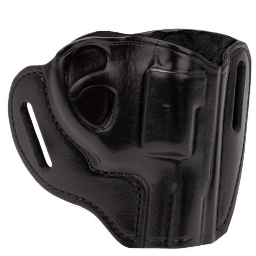 Bianchi Remedy Holster for Ruger LCR 38 Leather Black