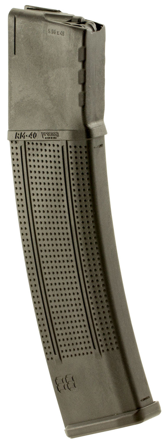 ProMag RM40 40-Round 5.56x45mm Detachable AR-15 Magazine - Black Zytel Polymer