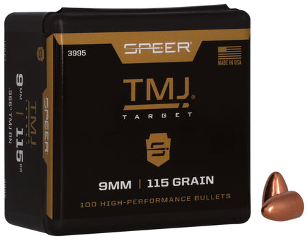 Speer Total Metal Jacket 9mm 115 Grain TMJ Reloading Projectiles