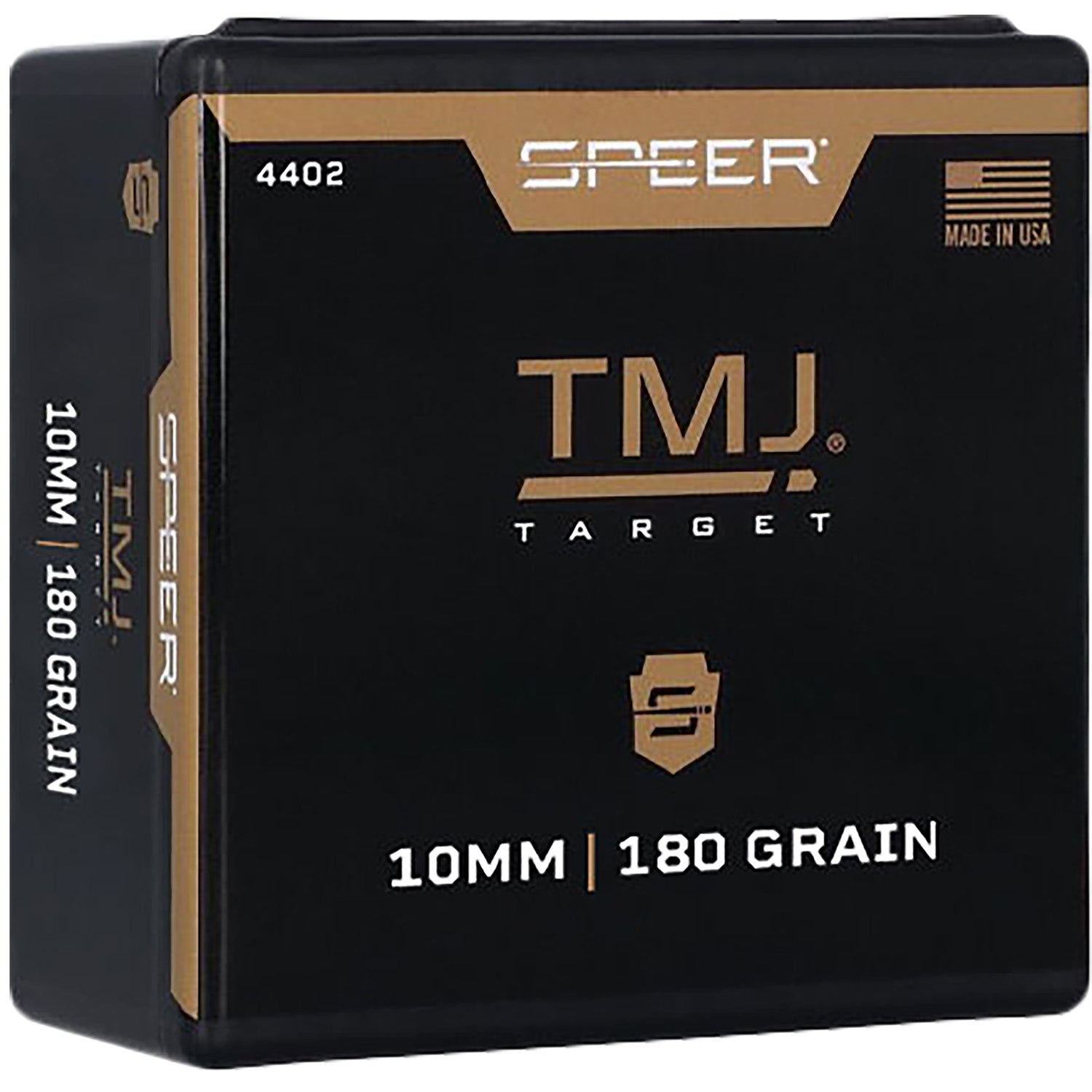 Speer #4402 40 Cal 180gr Total Metal Jacket Component Bullets Box of 100