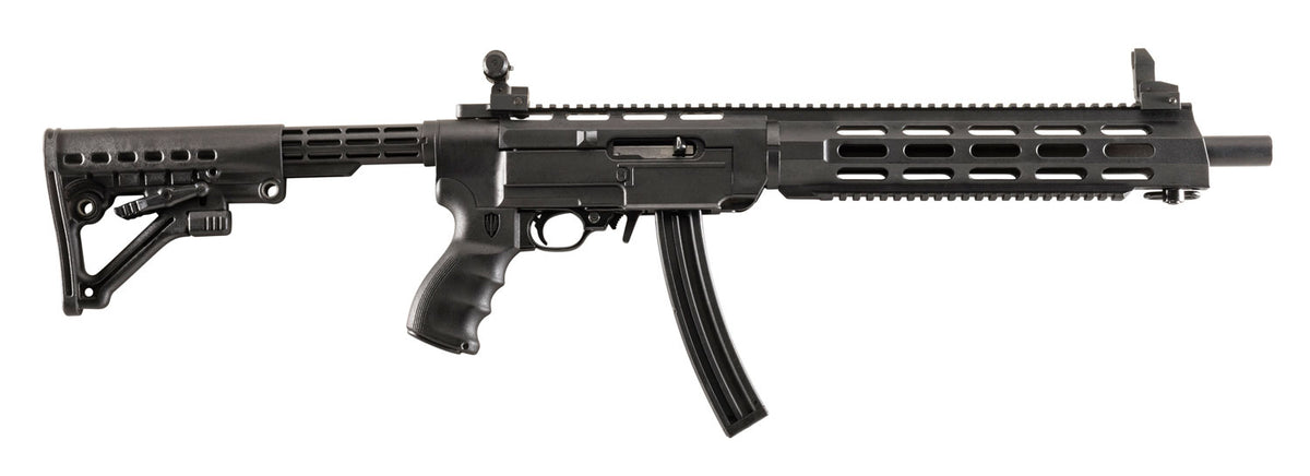Archangel AA556REX AR-15 Style Conversion Stock Black Synthetic 6-Position with Picatinny Rails for Ruger 10/22