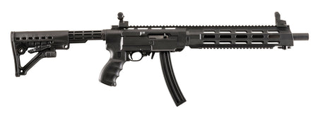 Archangel AA556REX AR-15 Style Conversion Stock Black Synthetic 6-Position with Picatinny Rails for Ruger 10/22