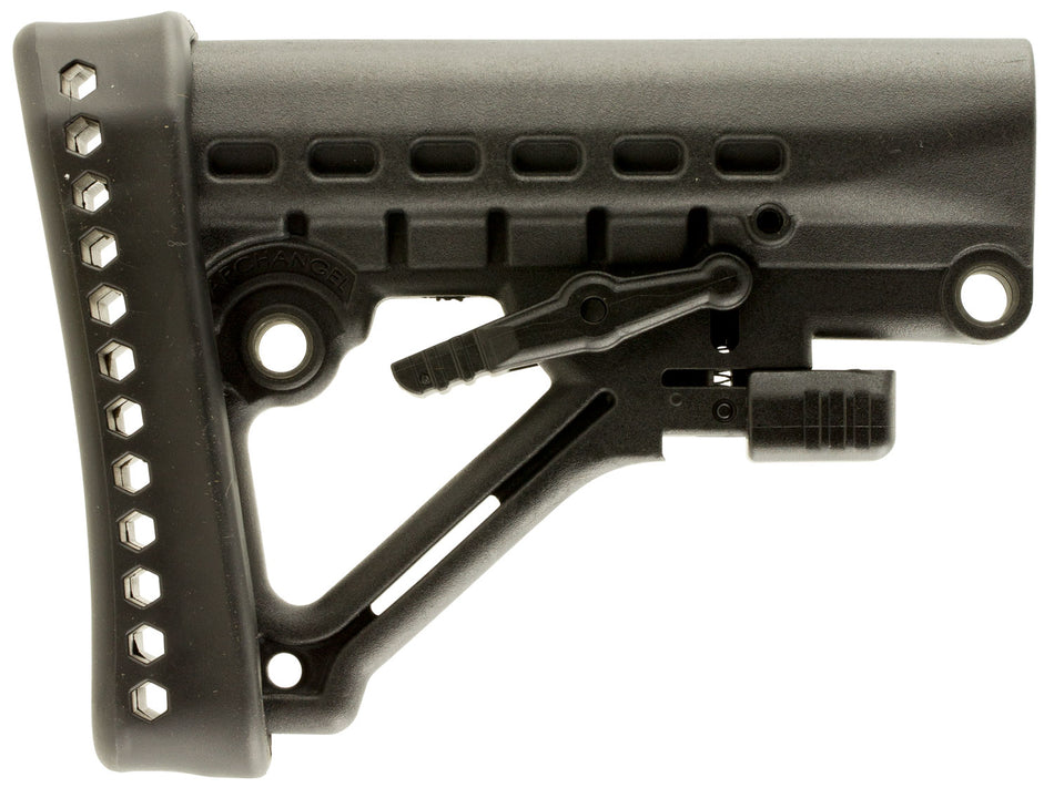 Archangel AA120 Heavy Duty Black Synthetic 6 Position Adjustable Buttstock for AR-Platform Commercial Tube