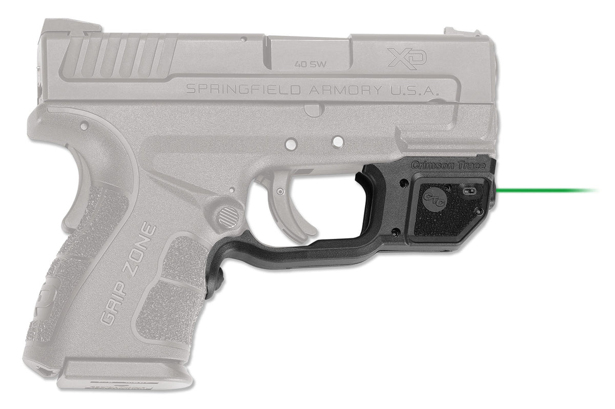 Crimson Trace 0163301 Laserguard for Springfield XD Mod.2, Green Laser, Black Polymer