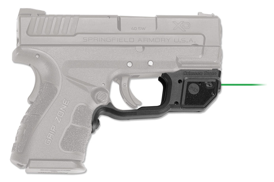 Crimson Trace 0163301 Laserguard for Springfield XD Mod.2, Green Laser, Black Polymer