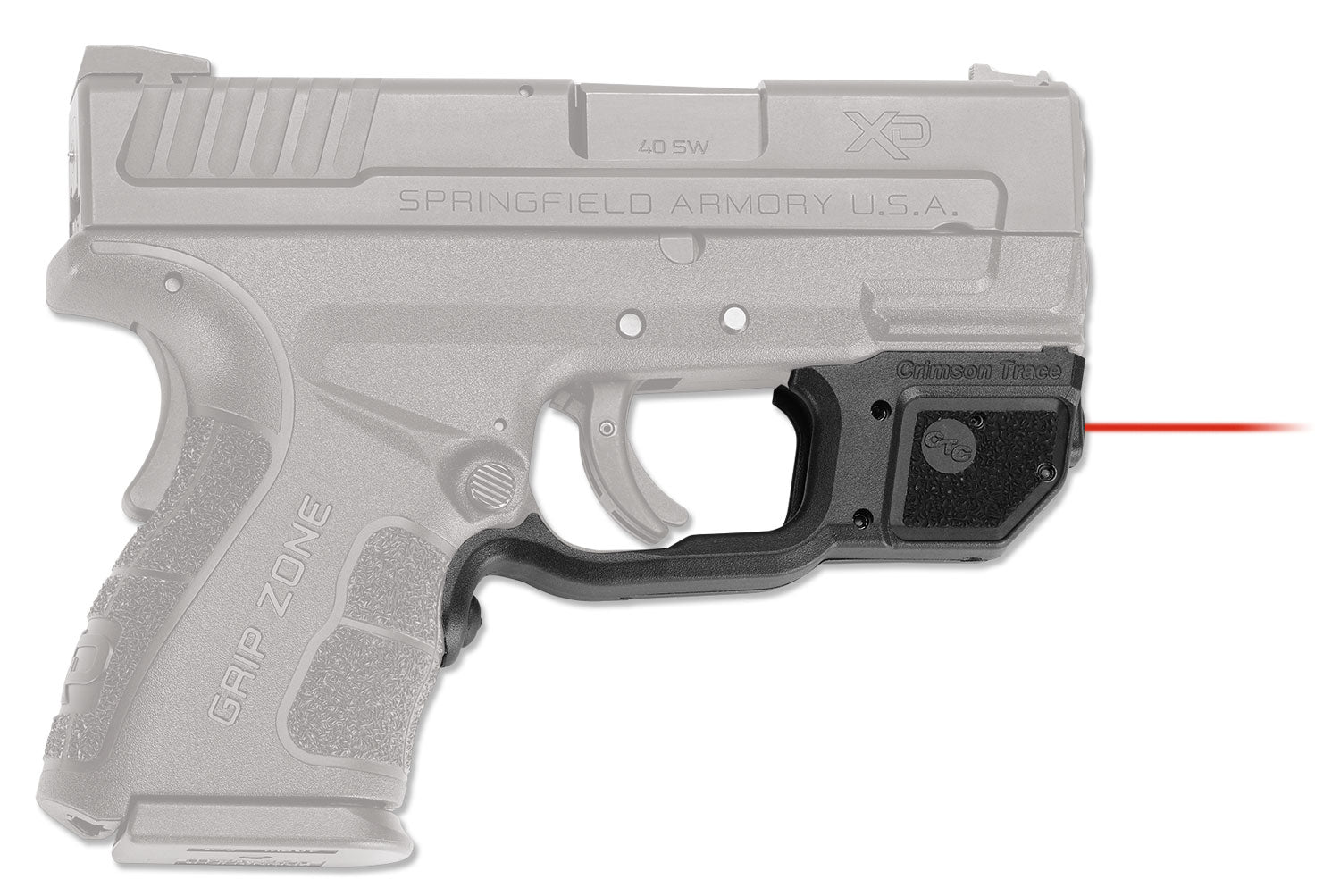 Crimson Trace 0163201 Laserguard for Springfield XD Mod.2, Red Laser, Black Polymer