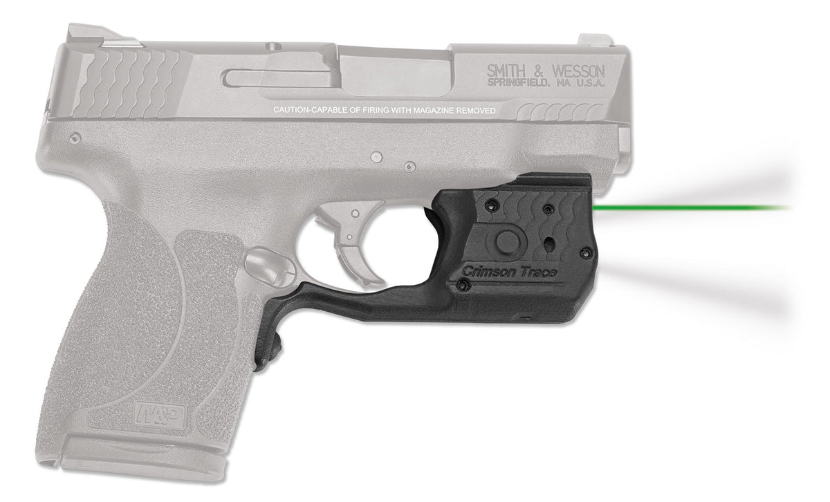 Crimson Trace 0169701 Laserguard Pro for S&W M&P Shield .45 ACP, Green Laser with 150 Lumen Light