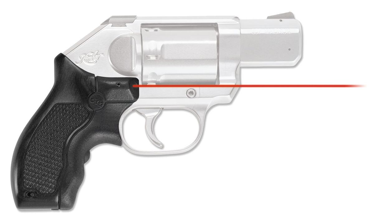 Crimson Trace 0153301 Master Series Lasergrips for Kimber K6S Revolver, Red Laser, Slatewood