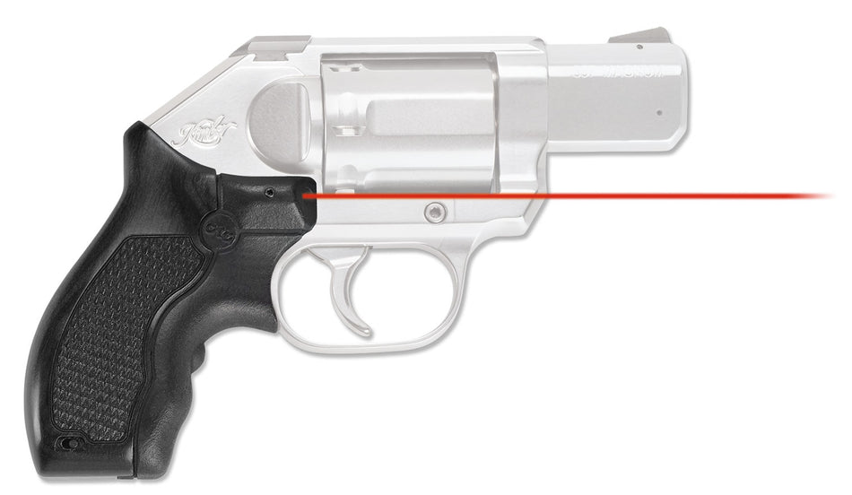 Crimson Trace 0153301 Master Series Lasergrips for Kimber K6S Revolver, Red Laser, Slatewood