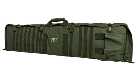 NcStar CVSM2913G VISM Deluxe Rifle Case with Shooting Mat Green