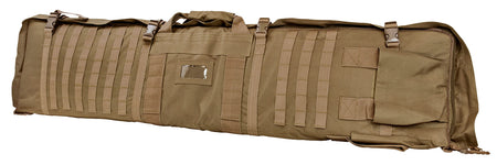NcStar CVSM2913T VISM Deluxe Rifle Case with Shooting Mat Tan