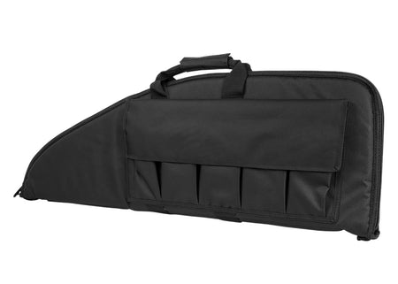 NcStar CV290736 VISM 36 Inch Rifle Case Black Double Zippers ID Holder Foam Padding