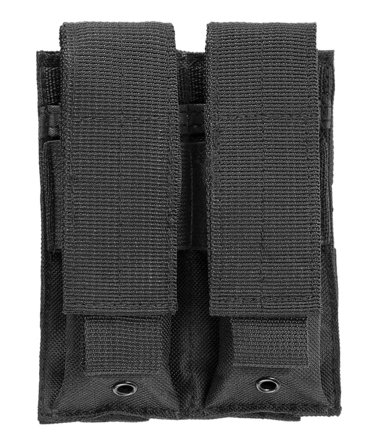 NcStar CVP2P2931B Double Mag Pouch Black Nylon with MOLLE Webbing