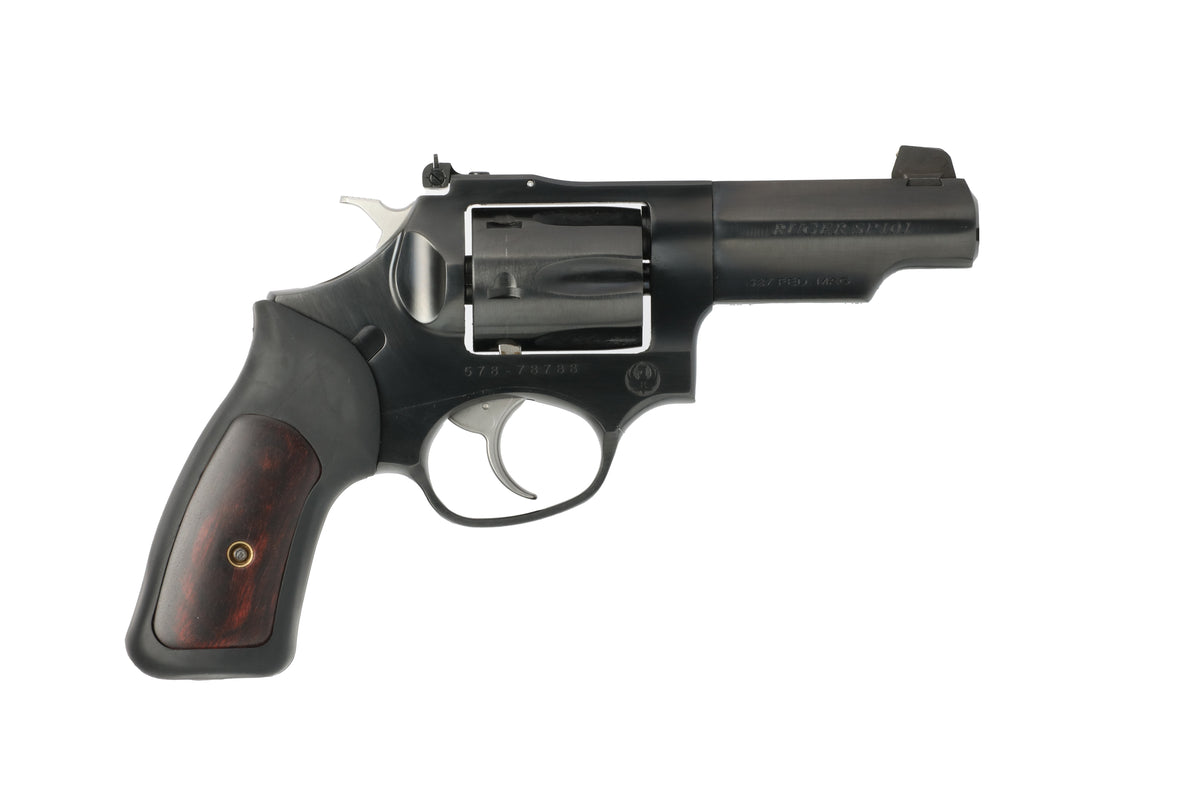 SP101 327FED 3" BLUE ADJ SIGHT 15709|HALF LUG BARREL