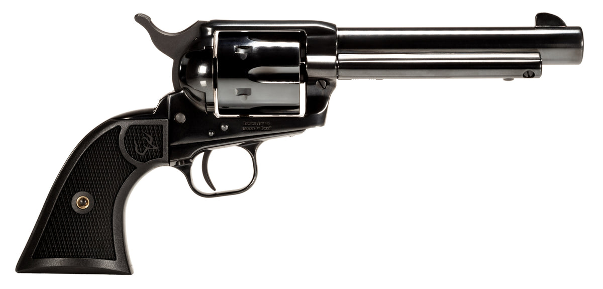 Taurus 2-D35751 Deputy Medium Frame 357 Mag 6rd 5.50" Polished Black Steel Barrel, Cylinder & Steel Frame, Black Polymer Grip, Transfer Bar Safety