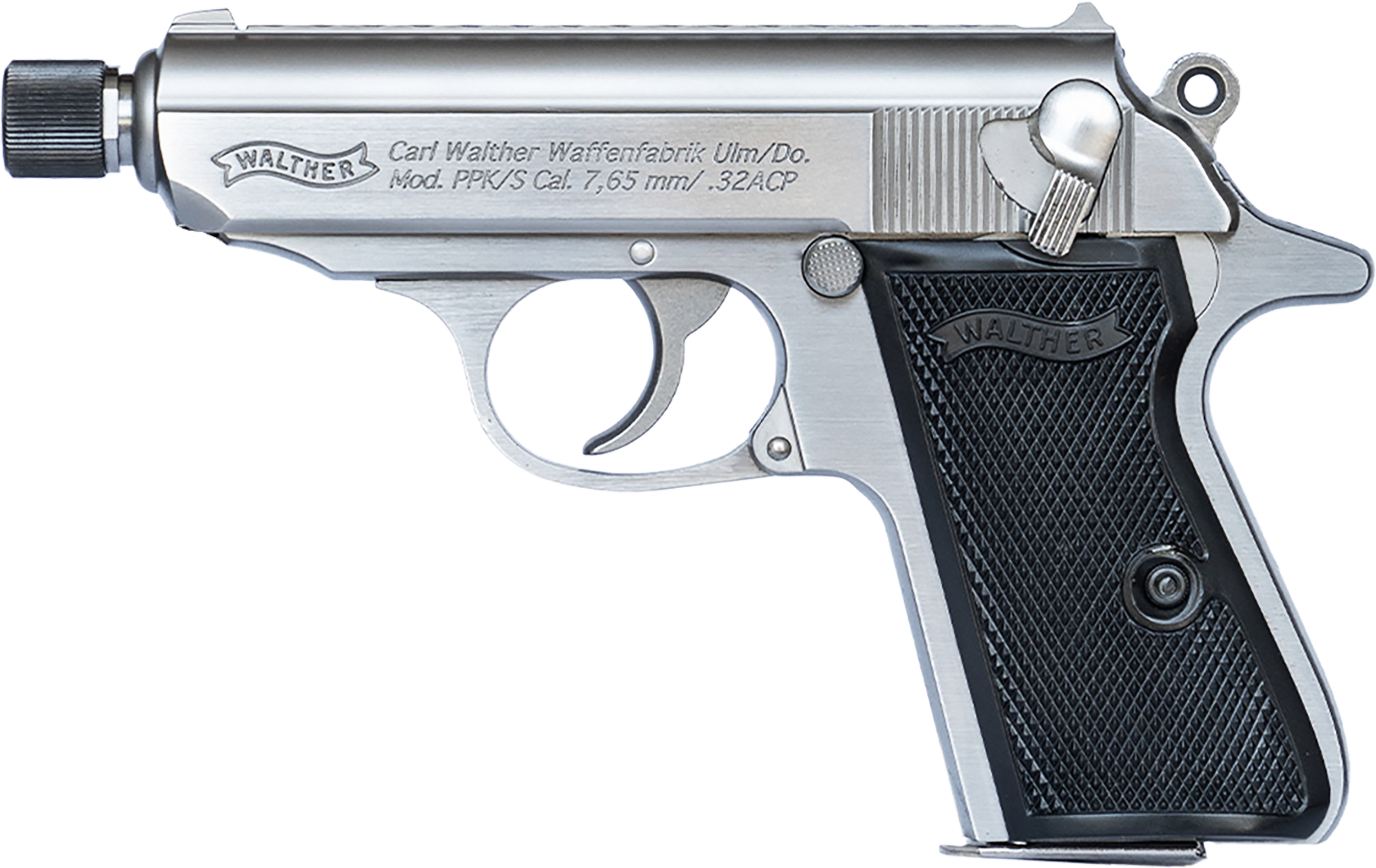 Walther Arms PPK/S 32 ACP 7+1 3.30" Stainless Steel